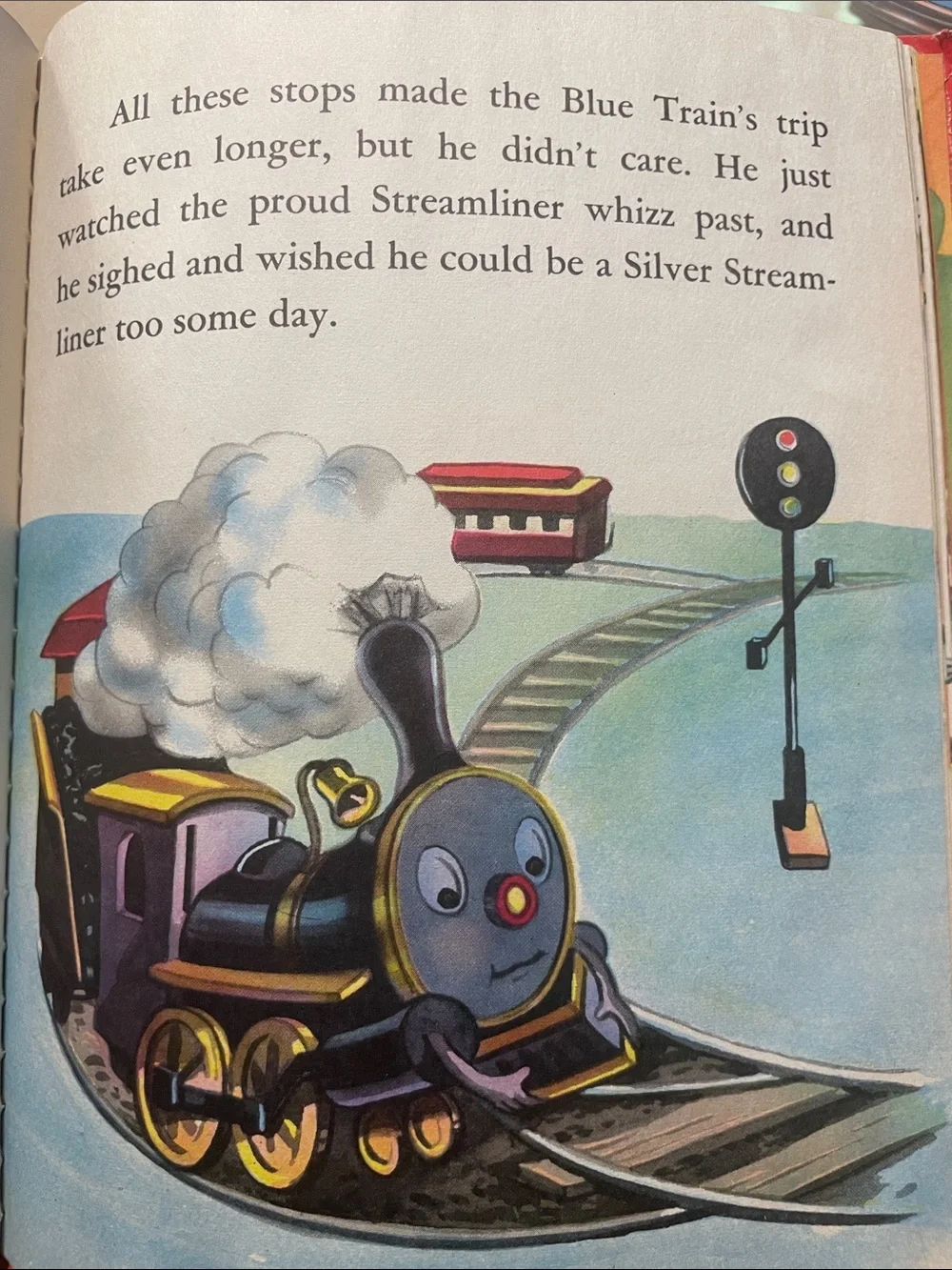 The Little Train That Won a Medal - Blue Kids Book by